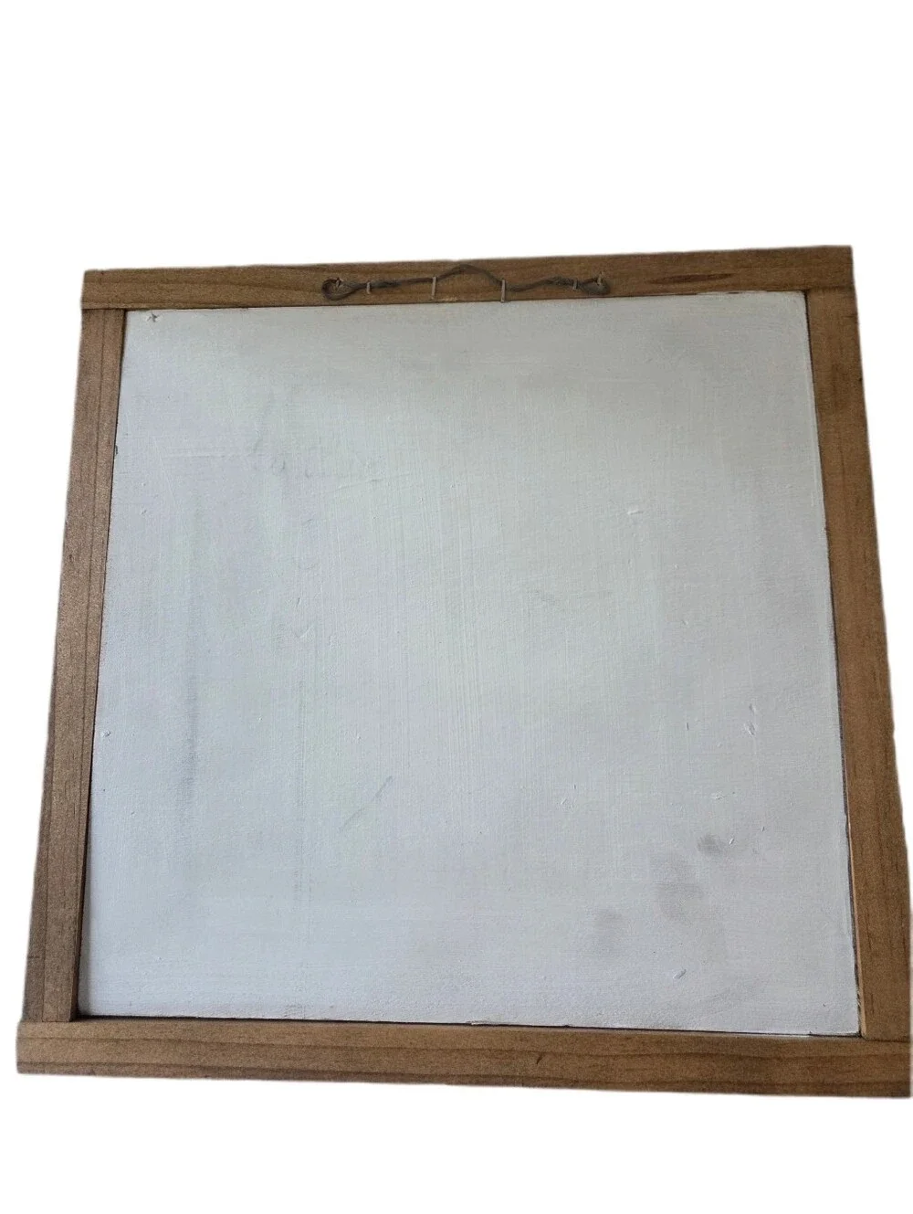 Rustic Wood Framed Inspirational Wall Sign - White & Black